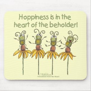 Tapis De Souris Bugs sur les fleurs