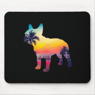 Tapis De Souris Bulldog Sunset Design
