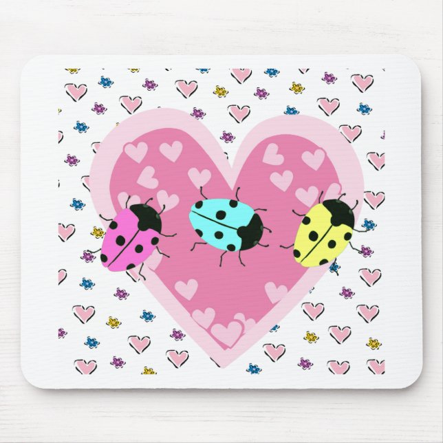 TAPIS DE SOURIS BULLES DE VALENTINE (Devant)