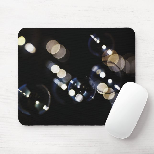 Tapis De Souris Bulles Et Bokeh Design (Avec souris)