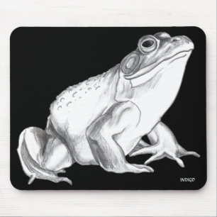 Tapis De Souris Bullfrog Art Mousepad Frog Art Décor