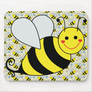 Tapis De Souris Bumble Bee mignonne avec Motif