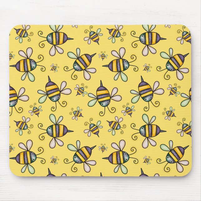 Tapis De Souris Bumble Bee Motif Souris (Devant)