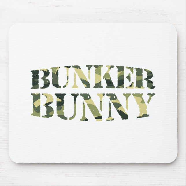 TAPIS DE SOURIS BUNKER BUNNY CAMO / CAMOUFLAGE (Devant)