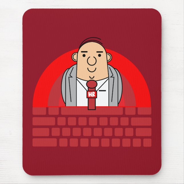 Tapis De Souris Bureau des ressources humaines (Devant)