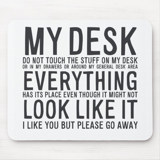 Tapis De Souris Bureau MA013 (Devant)