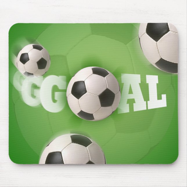 Tapis De Souris But du football de ballon de football - Mousepad (Devant)