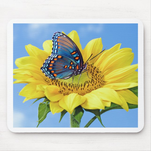 Tapis De Souris butterfly_flower_mousepad (Devant)
