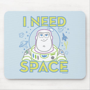 Tapis De Souris Buzz Lightyear "I Need Space"