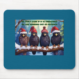 Tapis De Souris Buzzards Sur Un Membre Perdant Patience