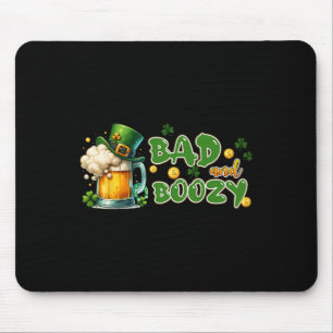Tapis De Souris Byd Et Boozy Jour de la Saint Patrick Drôle Irland