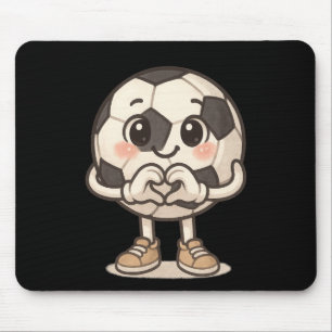 Tapis De Souris Byll Foot Avec Coeur Mains Amour Mignon Byll Foot