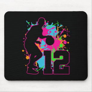 Tapis De Souris Bysketbyll 12e anniversaire C'est mon anniversaire