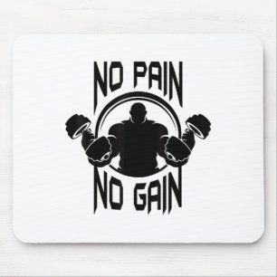 Tapis De Souris C386 Pas de douleur, pas de gain Motivation Fitnes