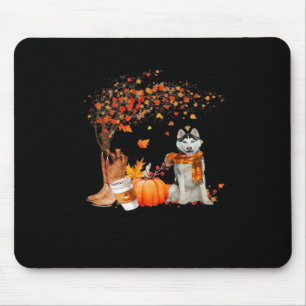 Tapis De Souris C’est l’automne Y’all Dog Thanksgiving Halloween A