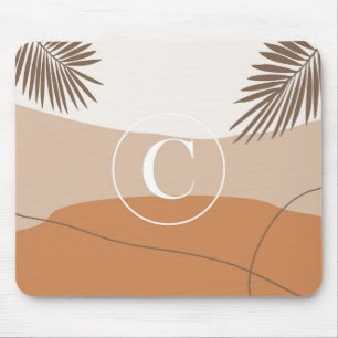 Tapis De Souris C - Lettre monographie initiale C Conception abstr