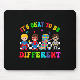 Tapis De Souris Ça va être différent Super Kids Hero Autism Awa