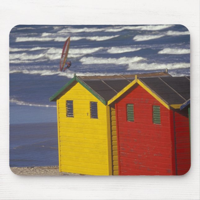Tapis De Souris Cabanons de plage de la baie St. James, près de Ca (Devant)