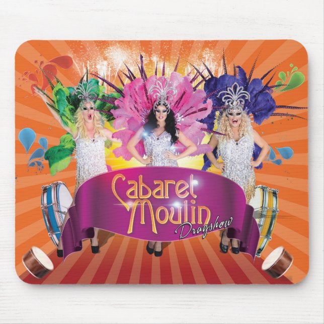 Tapis De Souris Cabaret Moulin (Devant)