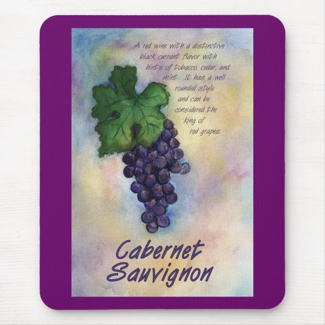 Tapis De Souris Cabernet Sauvignon Vin Mousepad (Devant)