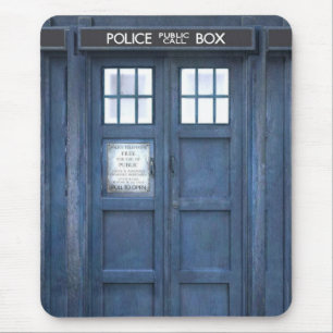 Tapis De Souris Cabine téléphonique drôle