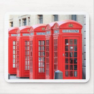 Tapis De Souris Cabines Téléphoniques Rouges de Londres