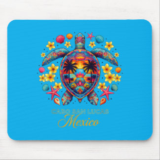Tapis De Souris Cabo San Lucas Mexique Plage Turtle Trocal Coucher