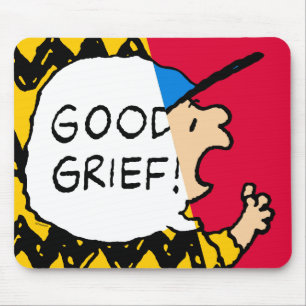 Tapis De Souris cacahuètes   Charlie Brown Bon Grief Half & Half