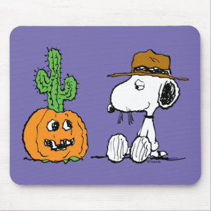 Tapis De Souris cacahuètes   Halloween du désert de Spike