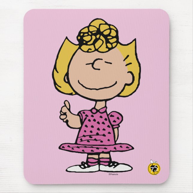 Tapis De Souris cacahuètes | Sally Super Smile (Devant)