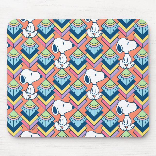 Tapis De Souris cacahuètes | Snoopy Deco Dreams Motif (Devant)