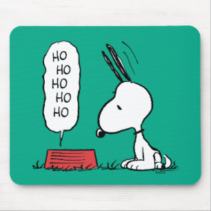 Tapis De Souris cacahuètes Snoopy Ho Ho Ho Plat alimentaire