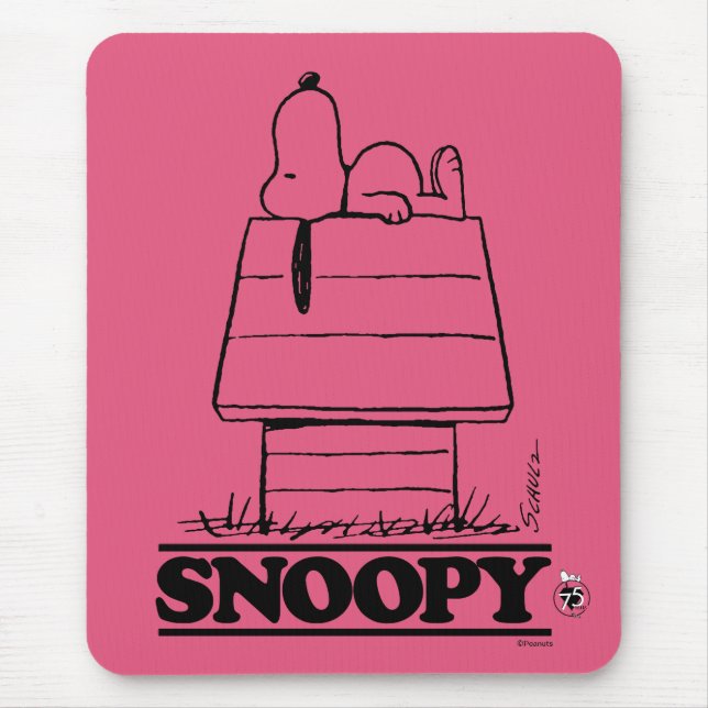 Tapis De Souris cacahuètes | Snoopy Le Secret À La Vie (Devant)