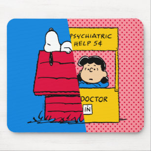 Tapis De Souris cacahuètes Snoopy & Lucy Half & Half