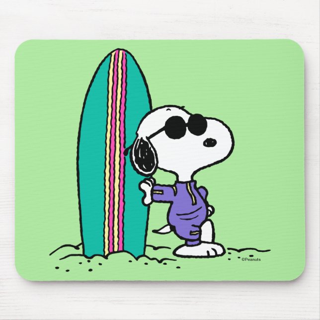 Tapis De Souris cacahuètes | Snoopy Ocean High Tide (Devant)