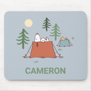 Tapis De Souris cacahuètes   Snoopy & Woodstock   Ajouter Votre No