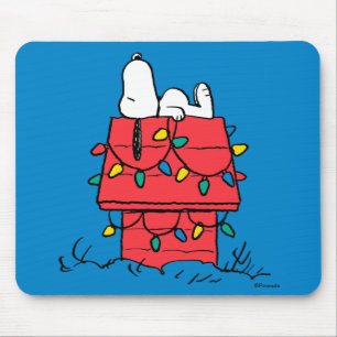 Tapis De Souris cacahuètes   Snoopy's Dog House With Lights
