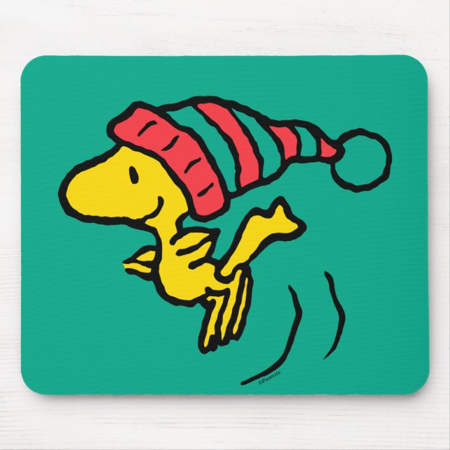 Tapis De Souris cacahuètes | Woodstock Winter Beanie Casquette (Devant)