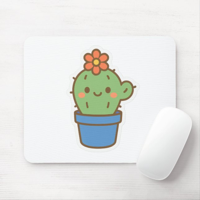 Tapis De Souris Cactus lunaires (Avec souris)