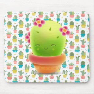 Tapis De Souris Cactus souriant