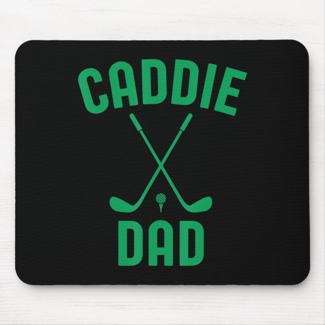 Tapis De Souris Caddie Papa Golf Club Cool Golfing Cute Golfer Dad (Devant)