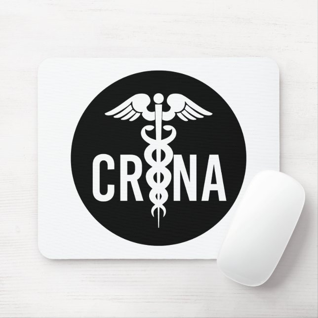 Tapis De Souris Cadeau anesthésiste certifié CRNA (Avec souris)