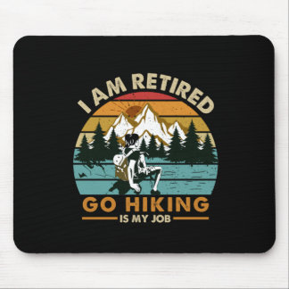 Tapis De Souris Cadeau Camper | Aller Randonnée Est Mon Travail An