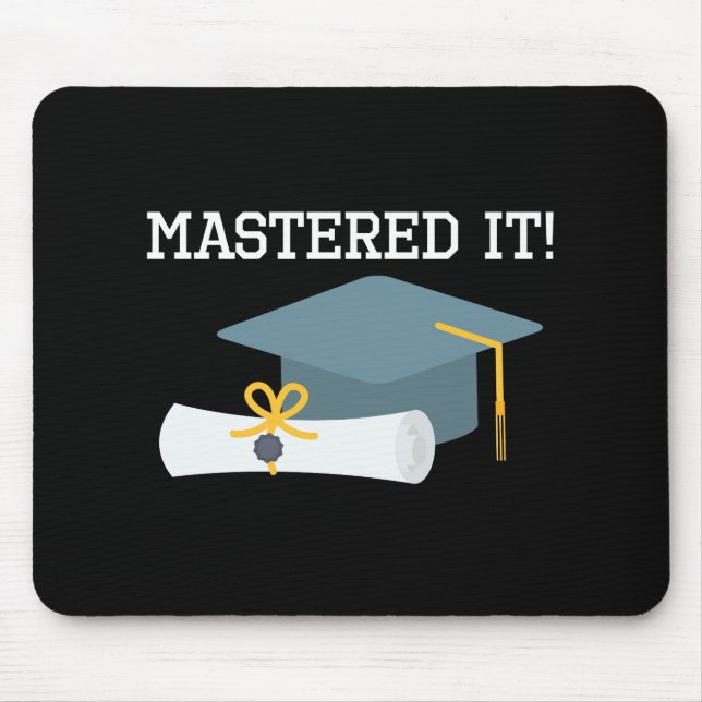 Tapis De Souris Cadeau de diplômé de MBA   MSW d'obtention du (Devant)