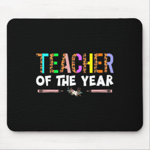 Tapis De Souris Cadeau De Fête De Professeur De L'Année Appréciati