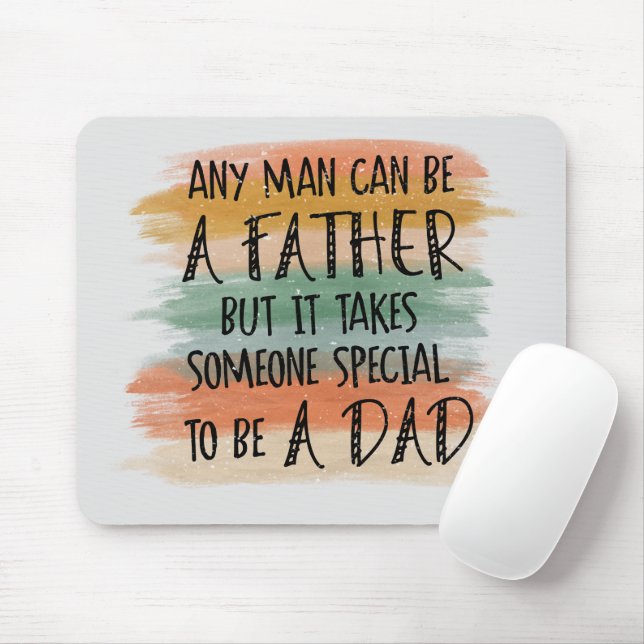 Tapis De Souris Cadeau de Fête des pères Stepdad | Papa spécial (Avec souris)
