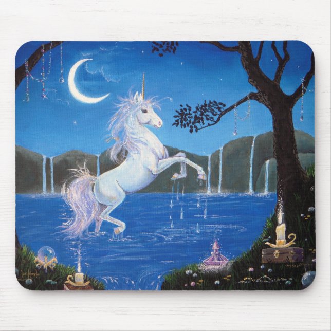 Tapis De Souris cadeau de la licorne (Devant)