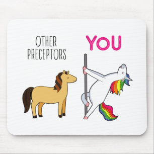 Tapis De Souris Cadeau de l'infirmière de licorne