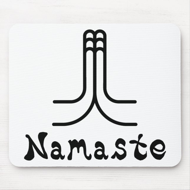 Tapis De Souris Cadeau de Namaste (Devant)