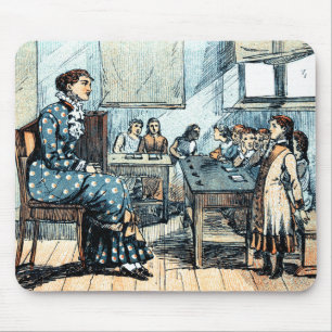 Tapis De Souris Cadeau de scène en classe vintage